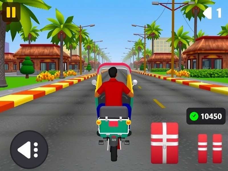 Indian Tuk Tuk Adventure Game Screenshot